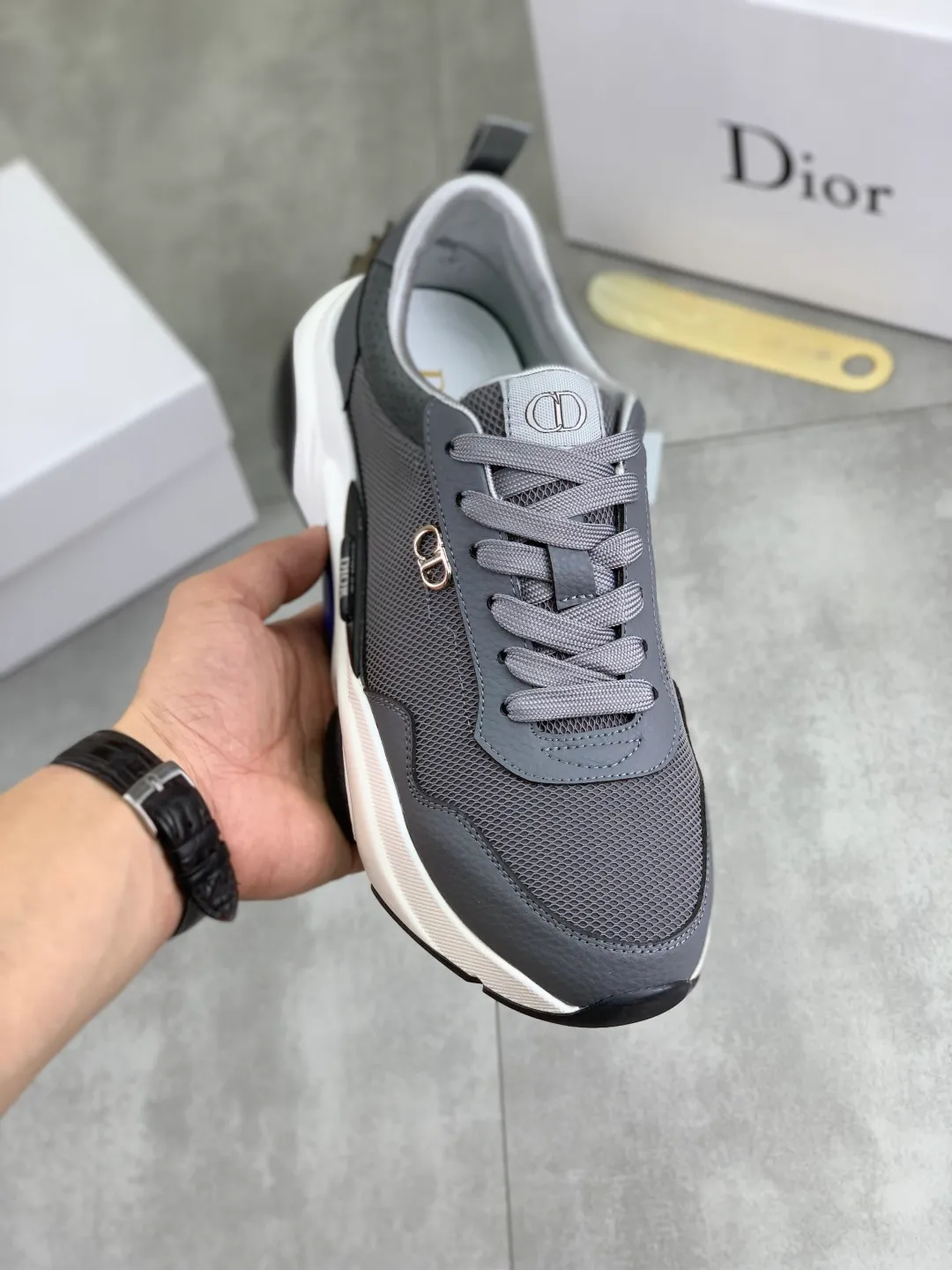Men's Men's Shoes💰P460💰[New Style]🆘[Dior] 2025 Dior Original Lace-up Low-top Men's Shoes Classic casual shoes 🔥This model is the official classic model with high quality and made by famous original designers. It is made of high-quality cowhide with original materials➕comfortable and breathable mesh lining➕pigskin insole. The perfect last shape and generous and fashionable design have attracted many consumers and are suitable for drivers to drive🚗. What you want is the highest quality in the market. Color: 4️⃣Color Code number: 38--44 (45 46 customized)